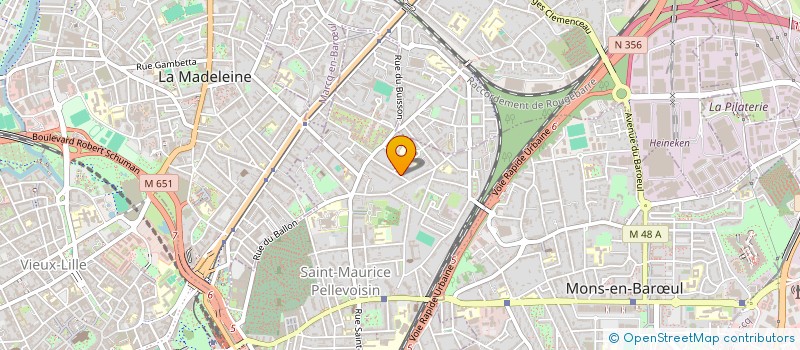 localisation de l'entreprise A.SARL KF à LILLE
