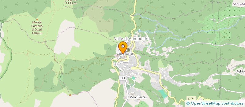 localisation de l'entreprise A SASSULA IMMOBILIARE à CERVIONE