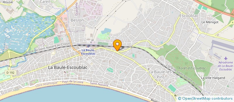 localisation de l'entreprise A-SATF COMMUNICATION à LA BAULE-ESCOUBLAC