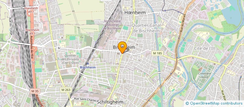 localisation de l'entreprise A.SCHLEMMER  BISCHHEIM