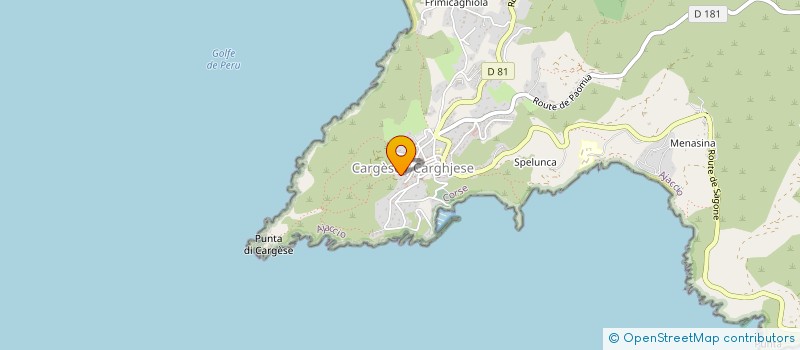 localisation de l'entreprise A SCORPINA  CARGESE