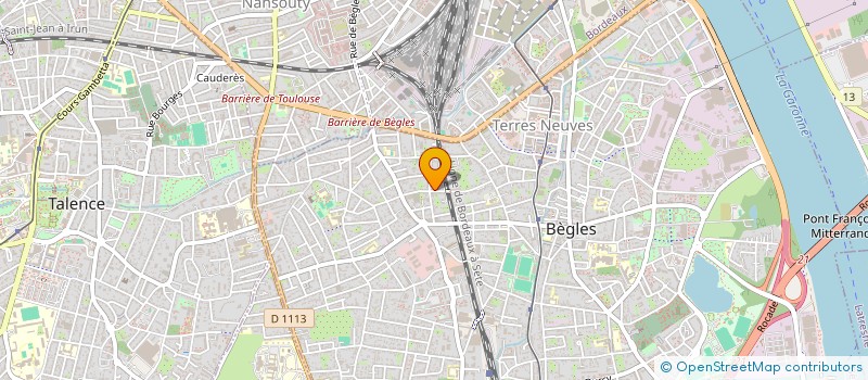 localisation de l'entreprise A . SERBATEC à BEGLES