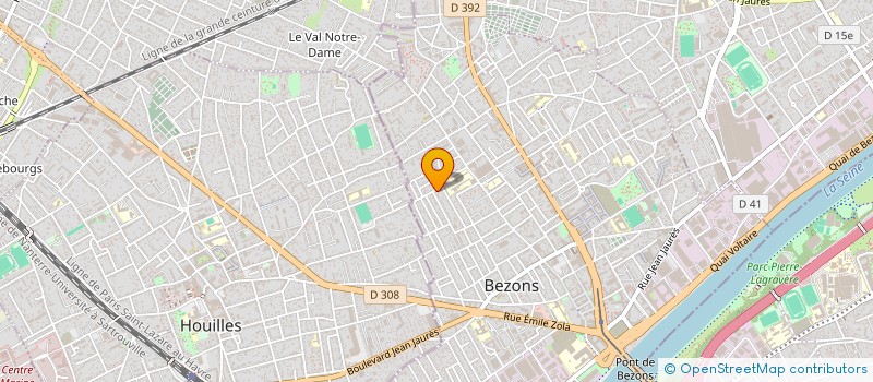 localisation de l'entreprise A.SERRA à BEZONS