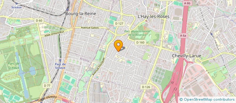 localisation de l'entreprise A.SHARIF  L'HAY-LES-ROSES