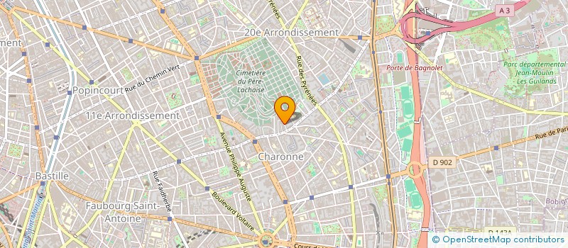 localisation de l'entreprise A SIEGE OUVERT  PARIS