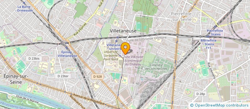 localisation de l'entreprise A .SKN à VILLETANEUSE