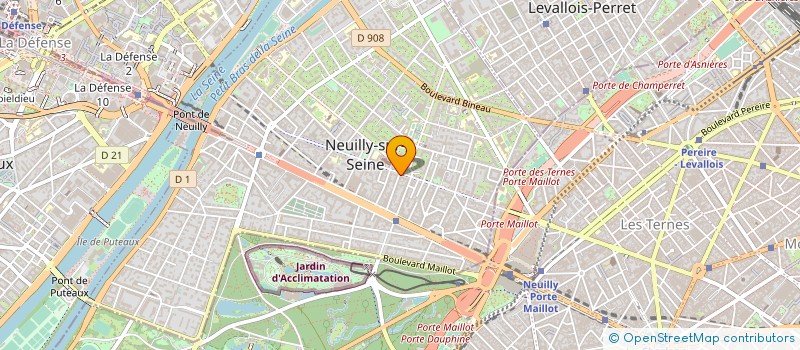 localisation de l'entreprise A-SOCIAL à NEUILLY-SUR-SEINE