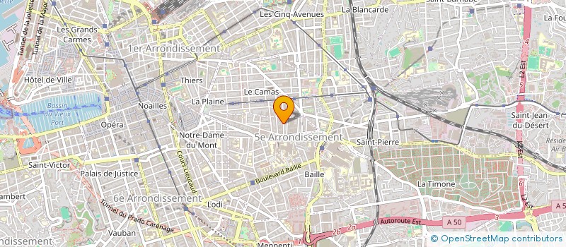 localisation de l'entreprise A'SONOR  MARSEILLE