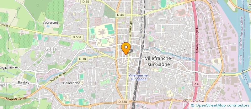 localisation de l'entreprise A-SQUARE à VILLEFRANCHE-SUR-SAONE