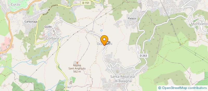 localisation de l'entreprise A STALLA à SANTA-REPARATA-DI-BALAGNA