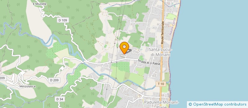 localisation de l'entreprise A STALLA DI PAULINA à SANTA LUCIA DI MORIANI