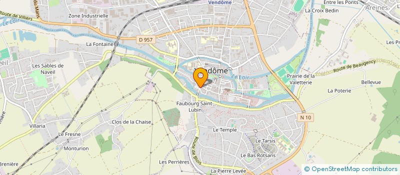 localisation de l'entreprise A. STAN à VENDOME
