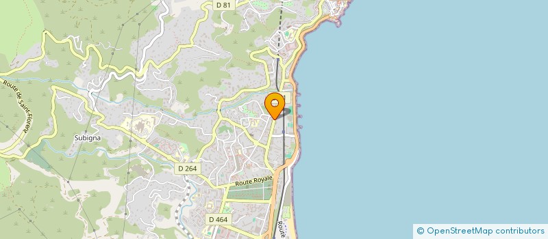 localisation de l'entreprise A STRADA EVALUATION ET CONSEIL  BASTIA