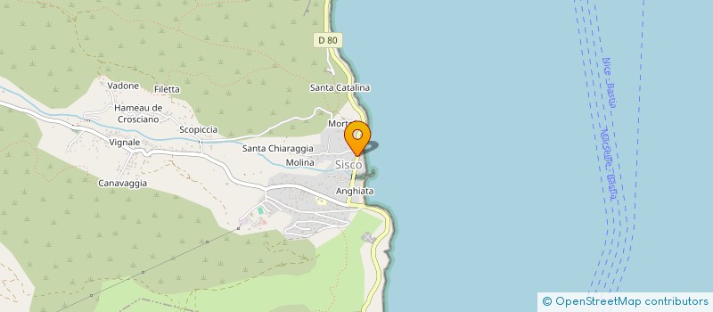 localisation de l'entreprise A SULANA à PIETRACORBARA