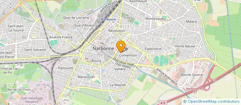 localisation de l'entreprise A.T.2.F à NARBONNE