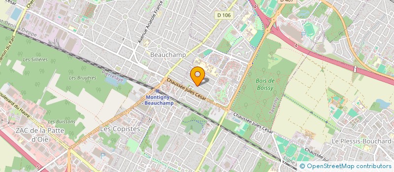 localisation de l'entreprise A T  TAVERNY