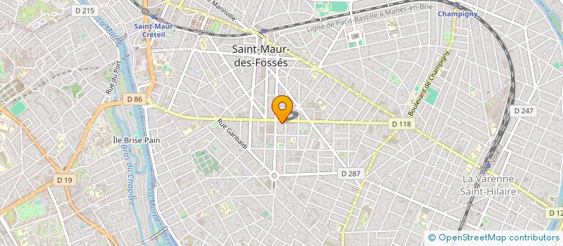 localisation de l'entreprise A.T.A à SAINT-MAUR-DES-FOSSES