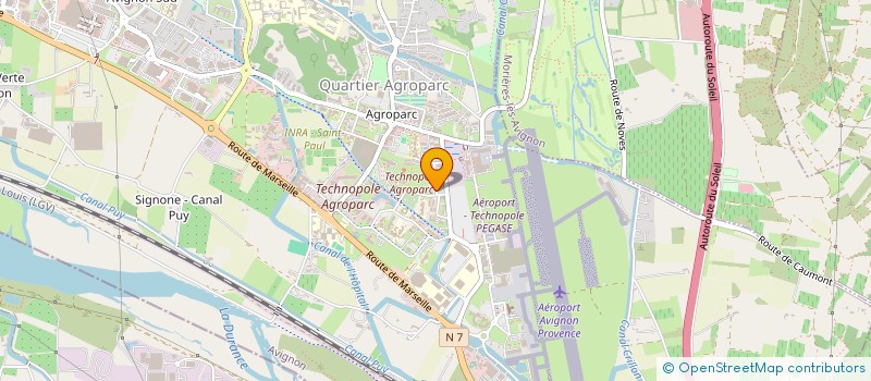 localisation de l'entreprise A.T.A DISTRIBUTION  AVIGNON