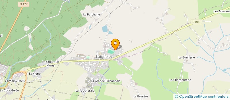 localisation de l'entreprise A.T.B.A. à LAIGNELET
