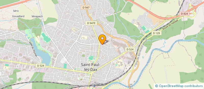 localisation de l'entreprise A.T.B. LANDES  SAINT-PAUL-LES-DAX