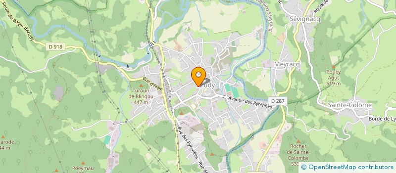 localisation de l'entreprise A.T.B.X  ARUDY