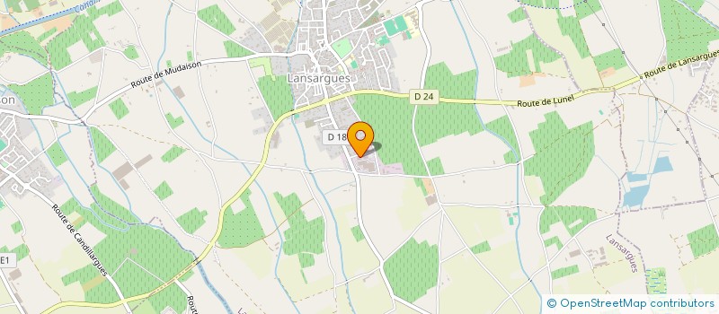 localisation de l'entreprise A.T.C. 34 à LANSARGUES
