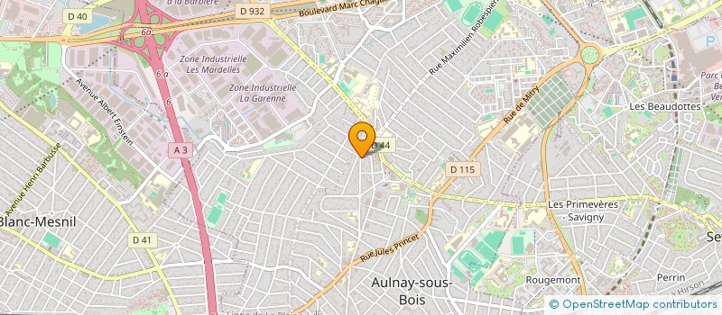 localisation de l'entreprise A.T.C. à AULNAY-SOUS-BOIS