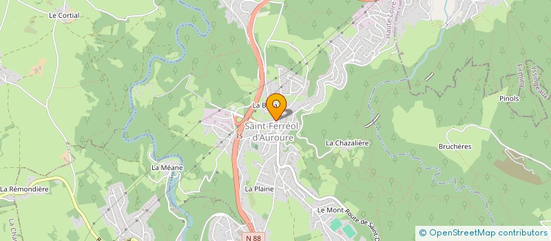 localisation de l'entreprise A.T.C. AUTOMATISME  PONT-SALOMON