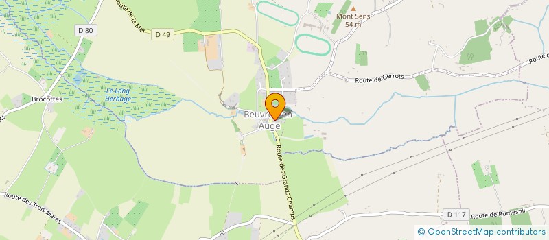 localisation de l'entreprise A.T.C BEUVRON  BEUVRON-EN-AUGE