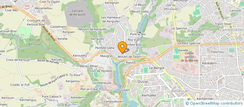 localisation de l'entreprise A.T.C. ENERGIES  BOHARS