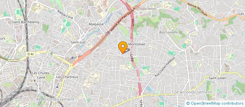 localisation de l'entreprise A.T.C JEAN CLAUDE RICHIER  MARSEILLE