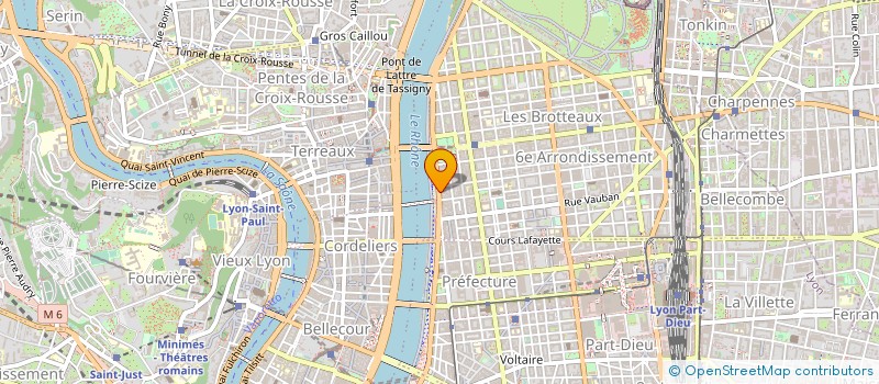 localisation de l'entreprise A T C SERVICES à LYON