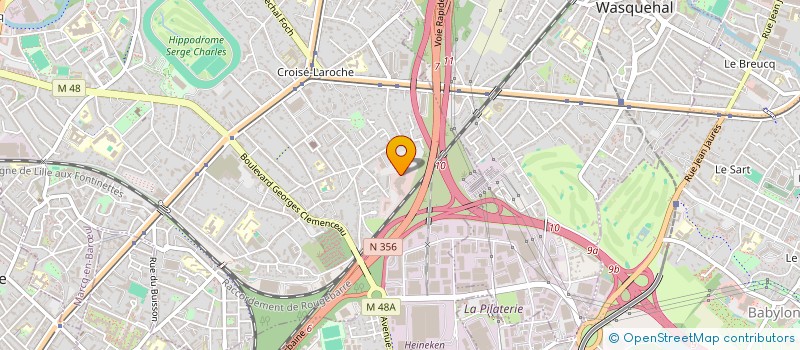 localisation de l'entreprise A&T COMMERCES à MARCQ-EN-BARŒUL