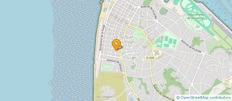 localisation de l'entreprise A.T.D. à LE TOUQUET-PARIS-PLAGE