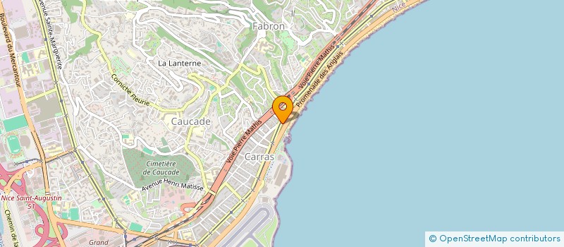 localisation de l'entreprise A T D COM à NICE
