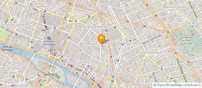 localisation de l'entreprise A.T.D. PARTNERS à PARIS