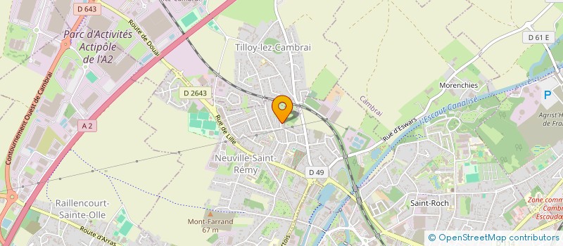 localisation de l'entreprise A-T-D-T  NEUVILLE-SAINT-REMY