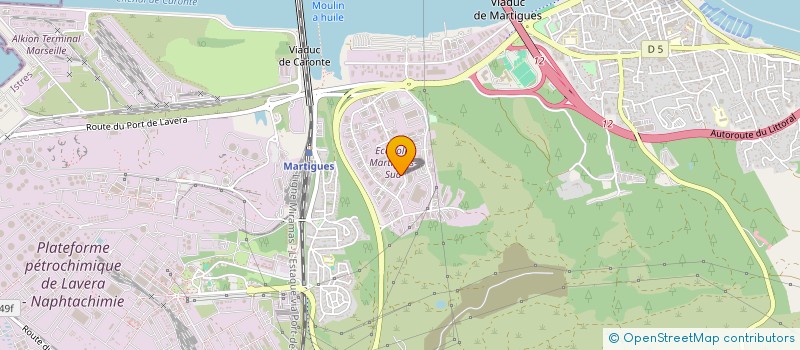 localisation de l'entreprise A T E à MARTIGUES