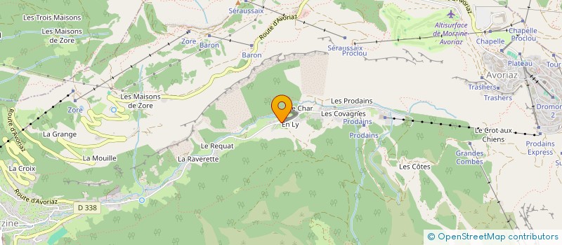localisation de l'entreprise A.T.E.C. à MORZINE