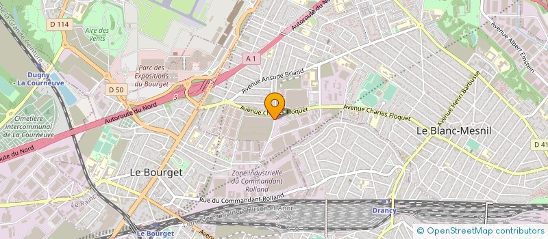 localisation de l'entreprise A T F à LE BLANC-MESNIL