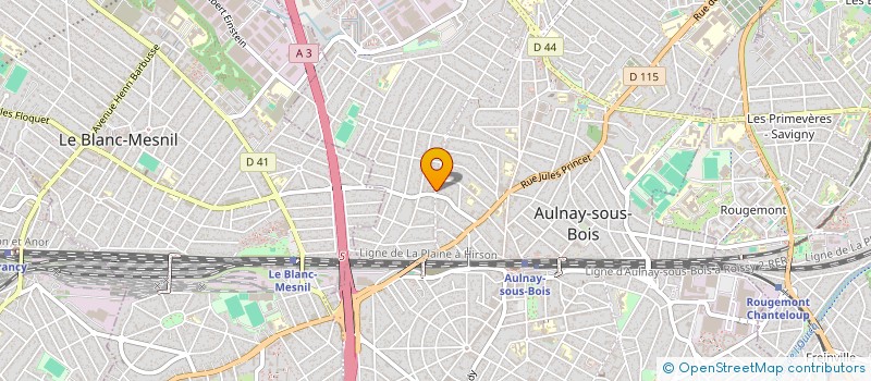 localisation de l'entreprise A.T.F à AULNAY-SOUS-BOIS