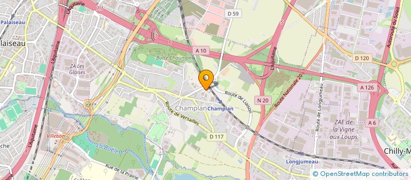 localisation de l'entreprise A.T.F.C. à CHAMPLAN