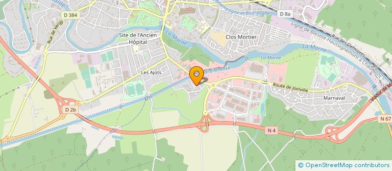 localisation de l'entreprise A.T.H.M. APPLICATION TECHNIQUE HAUT-MARNAISE à SAINT-DIZIER