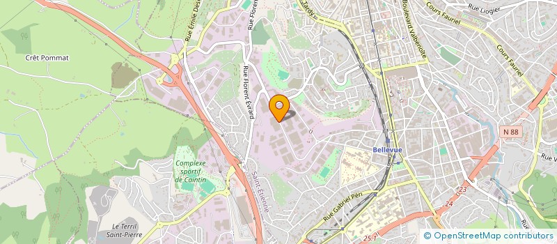 localisation de l'entreprise A T I à SAINT-CHAMOND