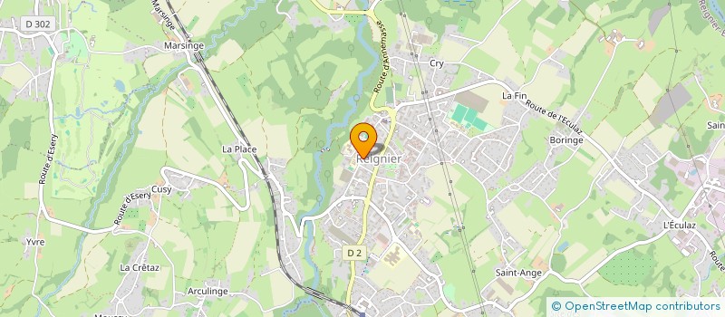 localisation de l'entreprise A.T.I.A. à REIGNIER-ESERY
