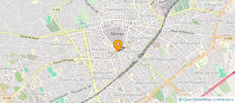 localisation de l'entreprise A.T.I ART ET TRADITIONS IMMOBILIERES à NIMES