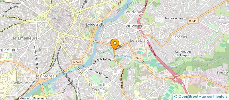 localisation de l'entreprise A.T.I. EXPLOITATION à LIMOGES