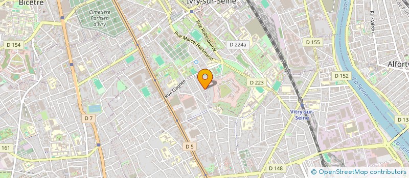 localisation de l'entreprise A T J MODE à VITRY-SUR-SEINE