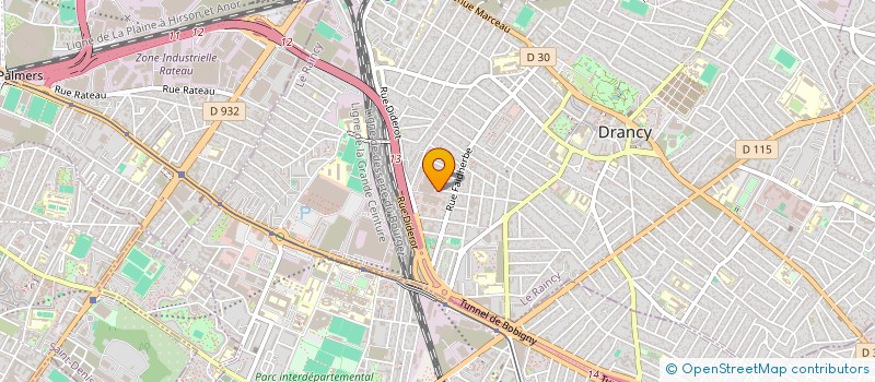 localisation de l'entreprise A.T.L  DRANCY