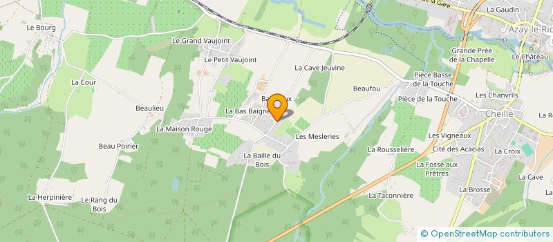 localisation de l'entreprise A.T.L.A.S CGP à TROGUES